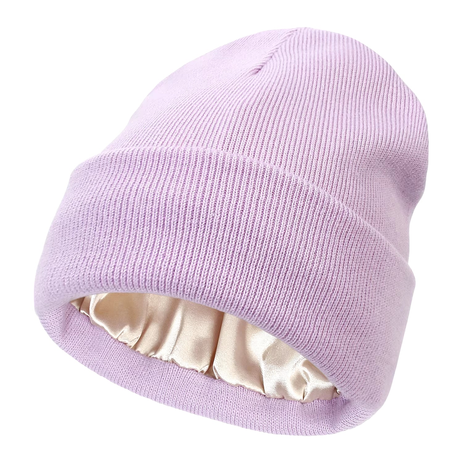 Winter Hat for Women Silk Satin Lined Beanies Chunky Caps Men Warm Fashion Women Bonnet Skullies Caps Male Female Balaclava Hats